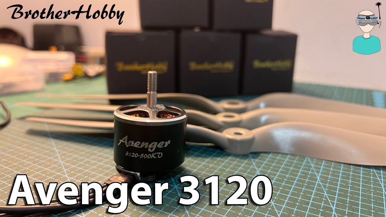 Big Props / Big Motor - BrotherHobby Avenger 3120 500KV Motor Thrust Test