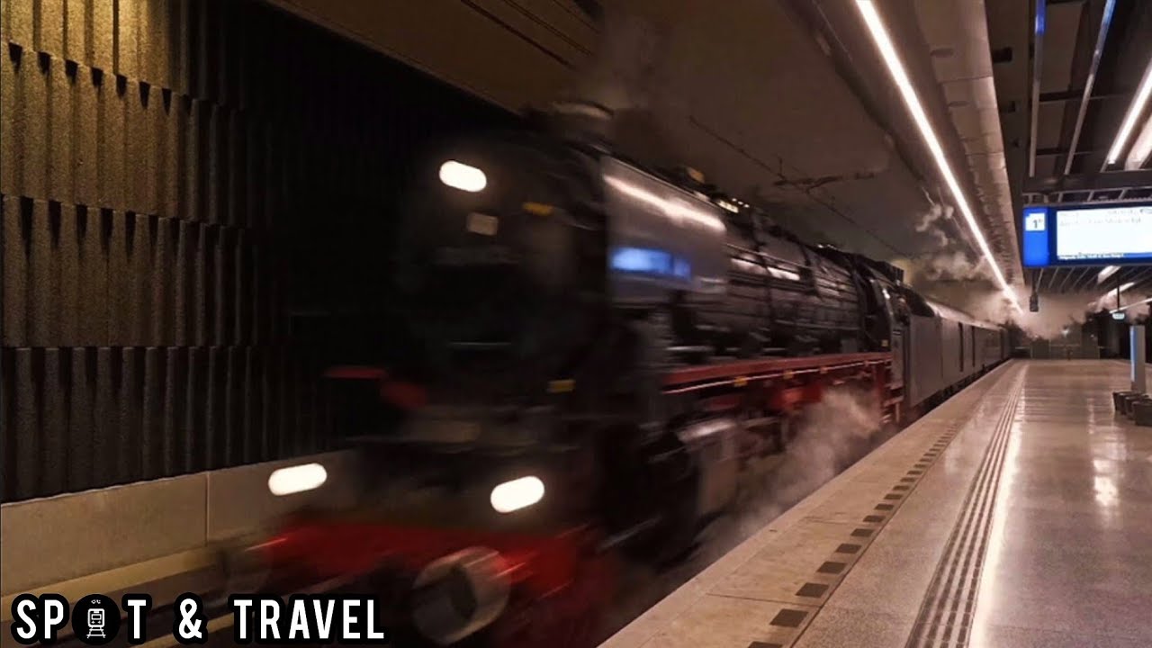Bossche Bollenexpress dendert door Delft! // Thundering Dutch steam train passby, 23-4-23!