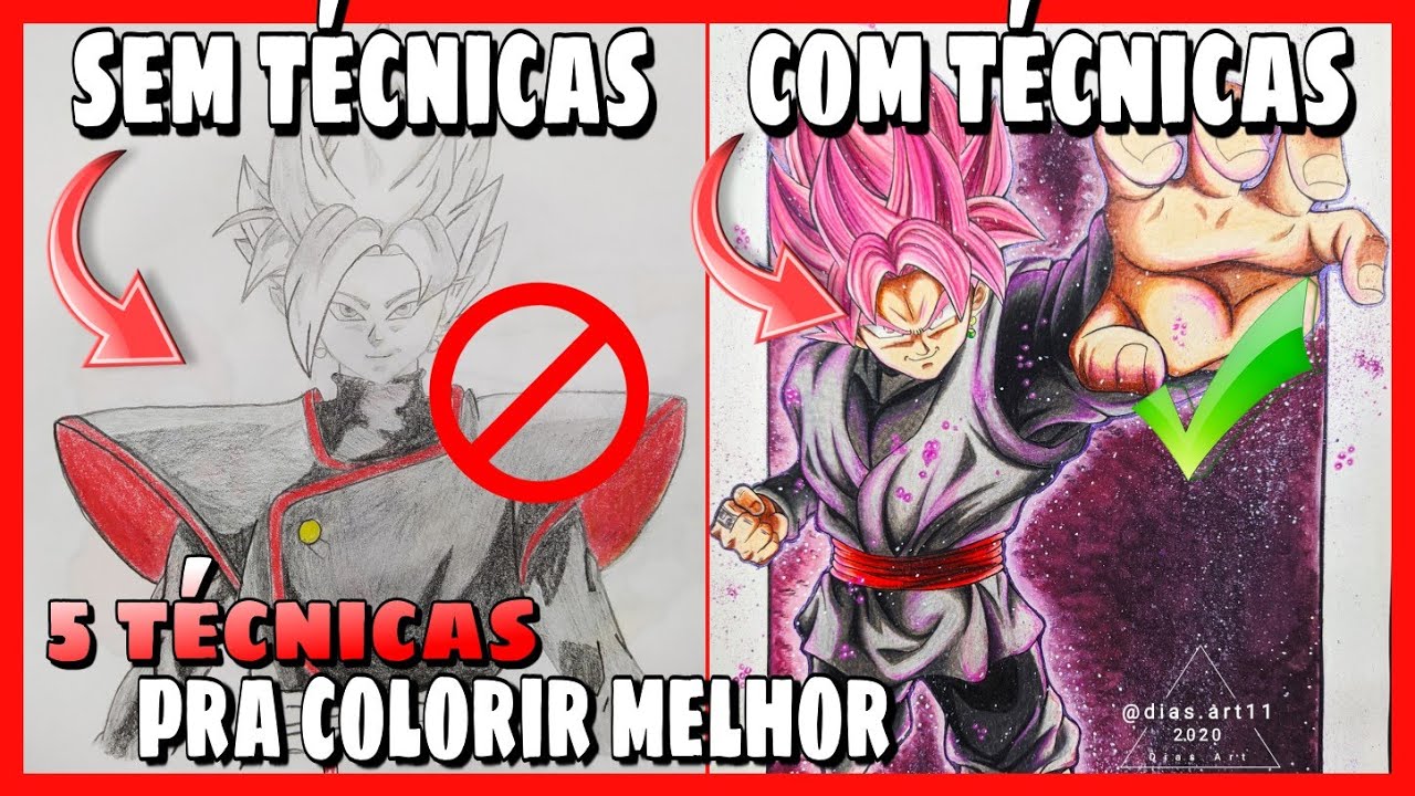 incrível!! Como Colorir com lápis de cor escolar 5 técnicas fundamentais! pra colorir ( iniciantes )