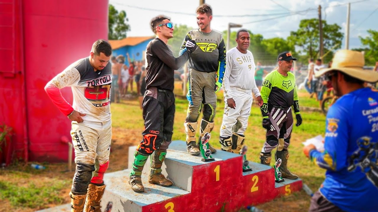 EU GANHEI EM 1º A CORRIDA DE MOTOCROSS!! 🚨 FINALMENTE CHEGUEI EM 1º LUGAR