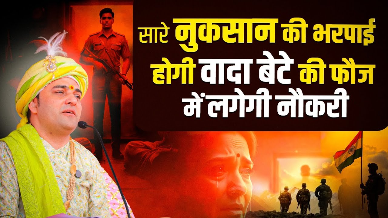 सारे नुकसान की भरपाई होगी वादा बेटे की फौज में लगेगी नौकरी #soldier
