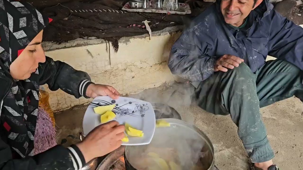 Nomadic Life in the Rain: Eshaq vs. Mahrokh! ⛈️🔥
