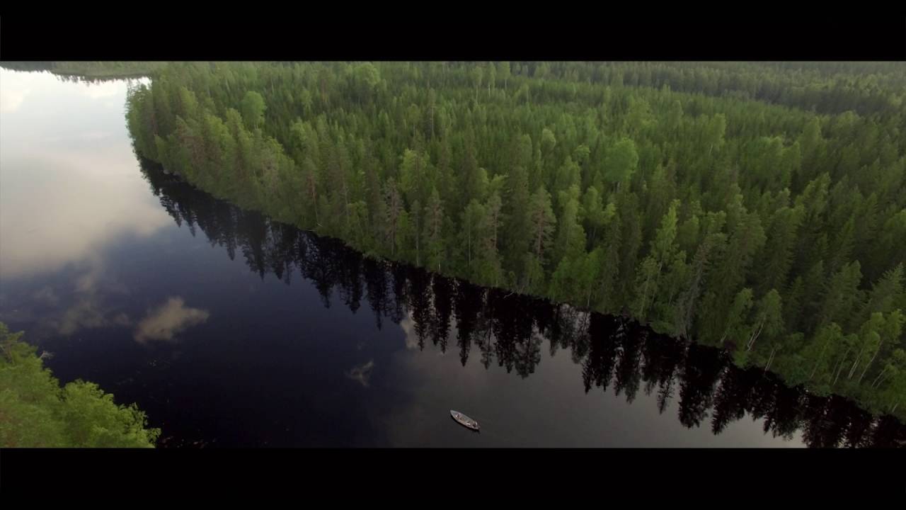 drone shots in Finland