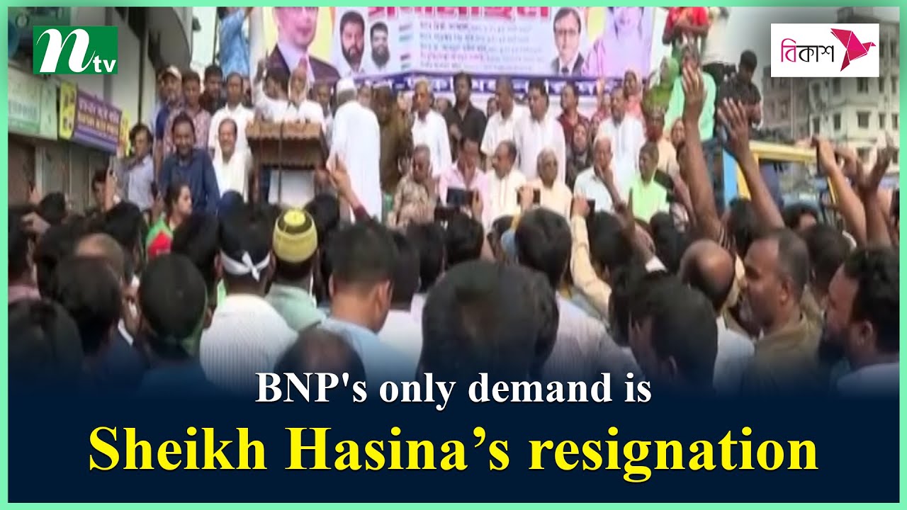 BNP's only demand is Sheikh Hasina&rsquo;s resignation: Fakhrul at mass procession  | NTV News