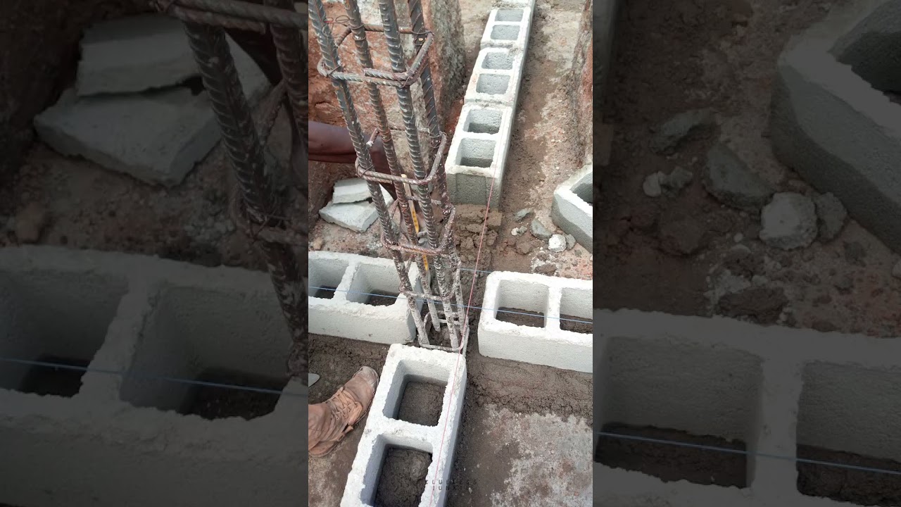 house foundation | step by step #shorts #foundation #concrete
