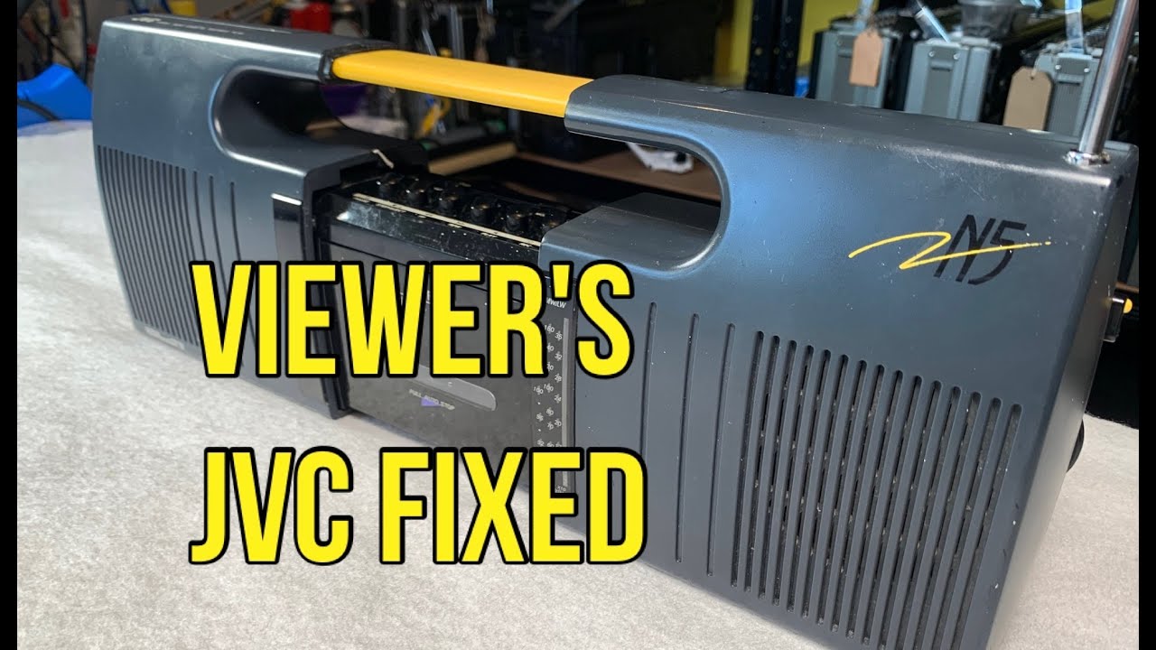 JVC RC-N5  Radio Cassette Repair. Viewer's Stereo Repaired.