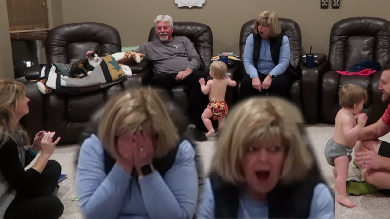 GRANDMA'S HILARIOUS REACTION TO SHOCKING PREGNANCY ANNOUNCEMENT!