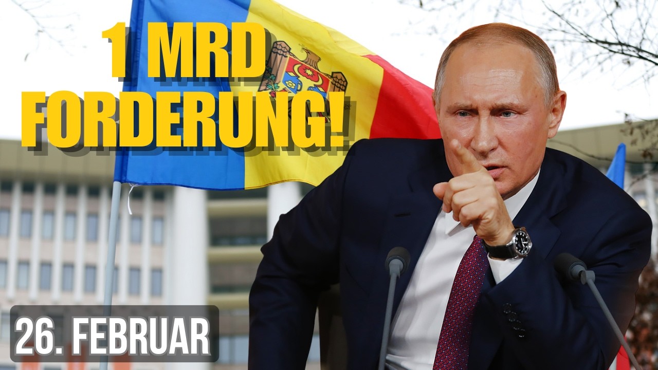 RUSSLAND FORDERT MILLIARDEN VON MOLDAWIEN – GEHT ES JETZT UM MEHR ALS NUR ROHRE?
