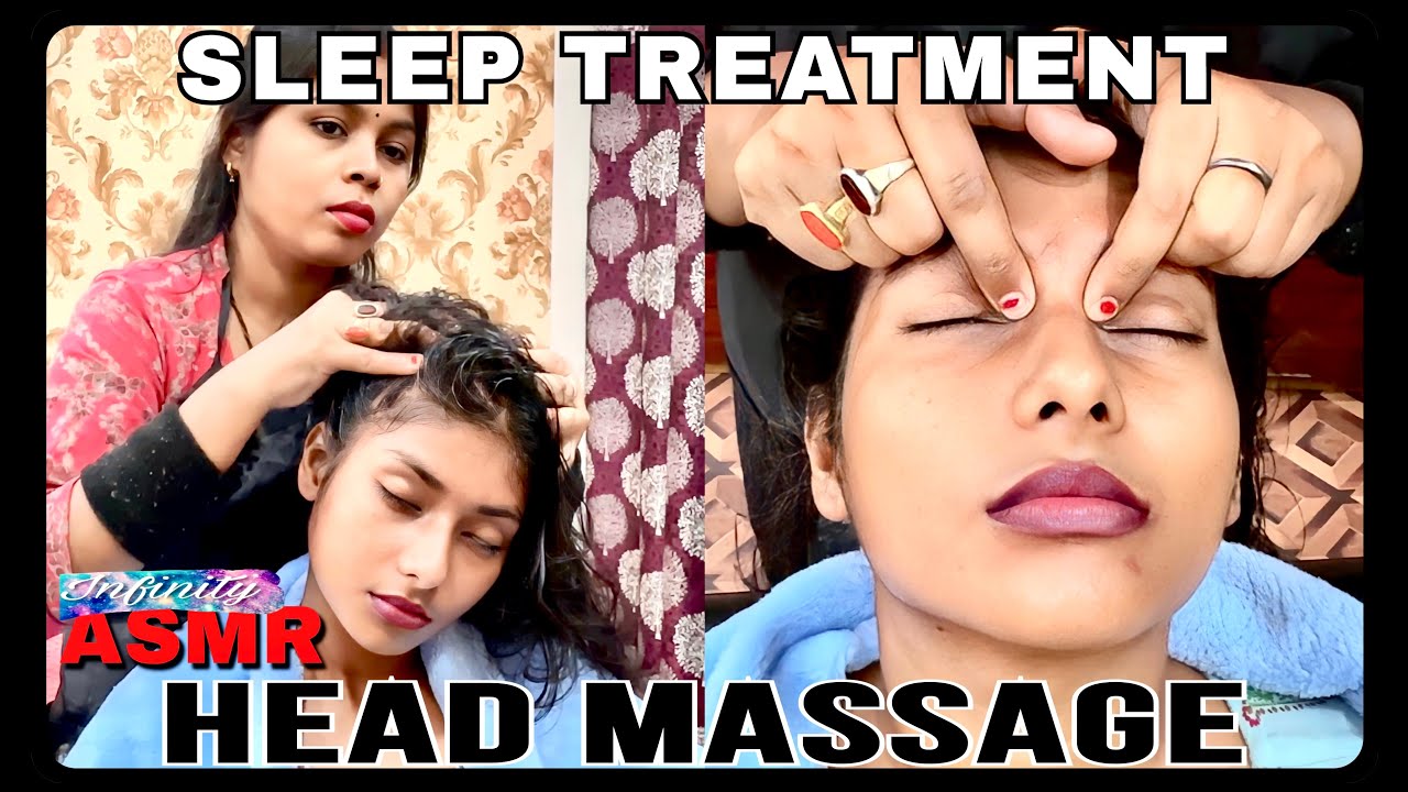 ASMR Ear Neck & Head Massage || Deep Sleep Treatment | Indian Female TherapisT DoLL #asmr #insomnia