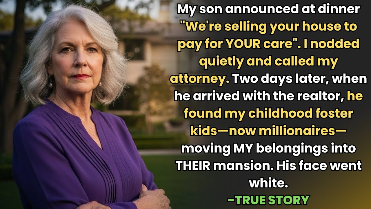 Her True Story From California 👵💔 Her Son Tried Selling Her House Until Foster Kids Showed Up As...