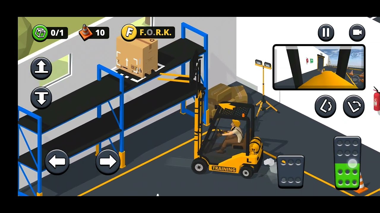 Forklift Extreme Gameplay How to play Vest game #forklift #simulator #shorts #shortvideo (2)
