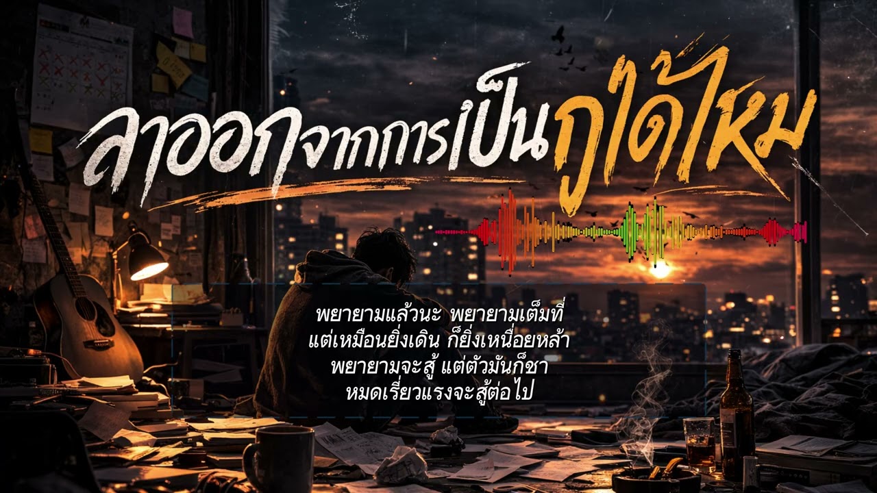 ลาออกจากการเป็นกูได้ไหม | เพลงนี้สำหรับคนที่กำลังเหนื่อยกับชีวิต