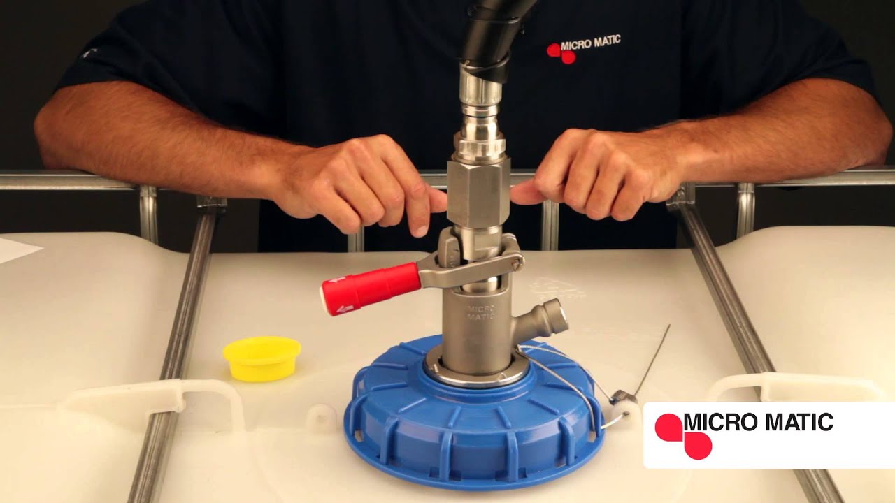 How to Fill an IBC with DEF Using a Micro Matic Fill Coupler