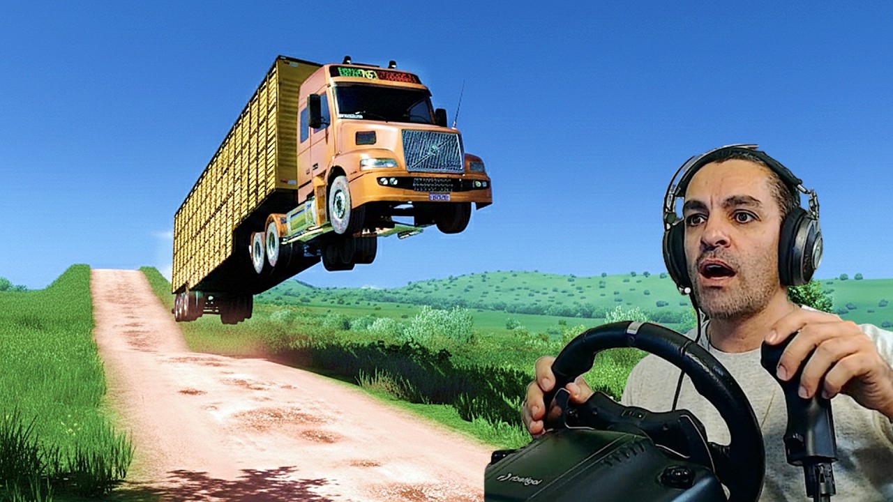 FUI TESTAR O FREIO E O CAMINHÃO VOOU NA ESTRADA - Vida de Caminhoneiro 410 - Euro Truck Simulator 2