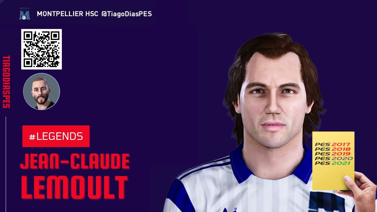 Jean-Claude Lemoult @TiagoDiasPES (Montpellier, PSG) Face + Stats | PES 2021 | 2021/09 Donation