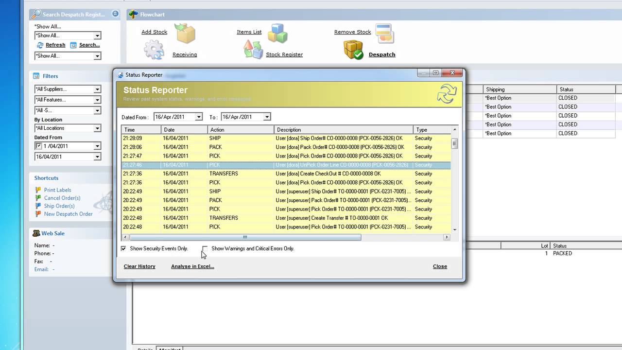 ICXE - Audit Trail