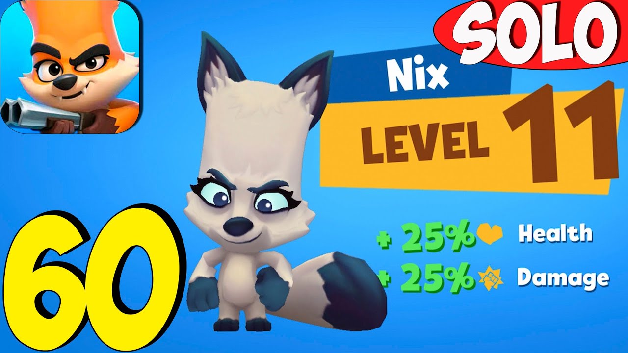 Zooba: Zoo Battle Arena - Gameplay Walkthrough Part 60 - Nix lvl 11 SOLO(iOS, Android)