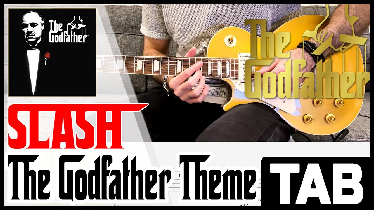 Slash - The Godfather Theme (Guitar Cover) | Guitar Solo | Tab | Lesson | Tutorial | Guns N' Roses