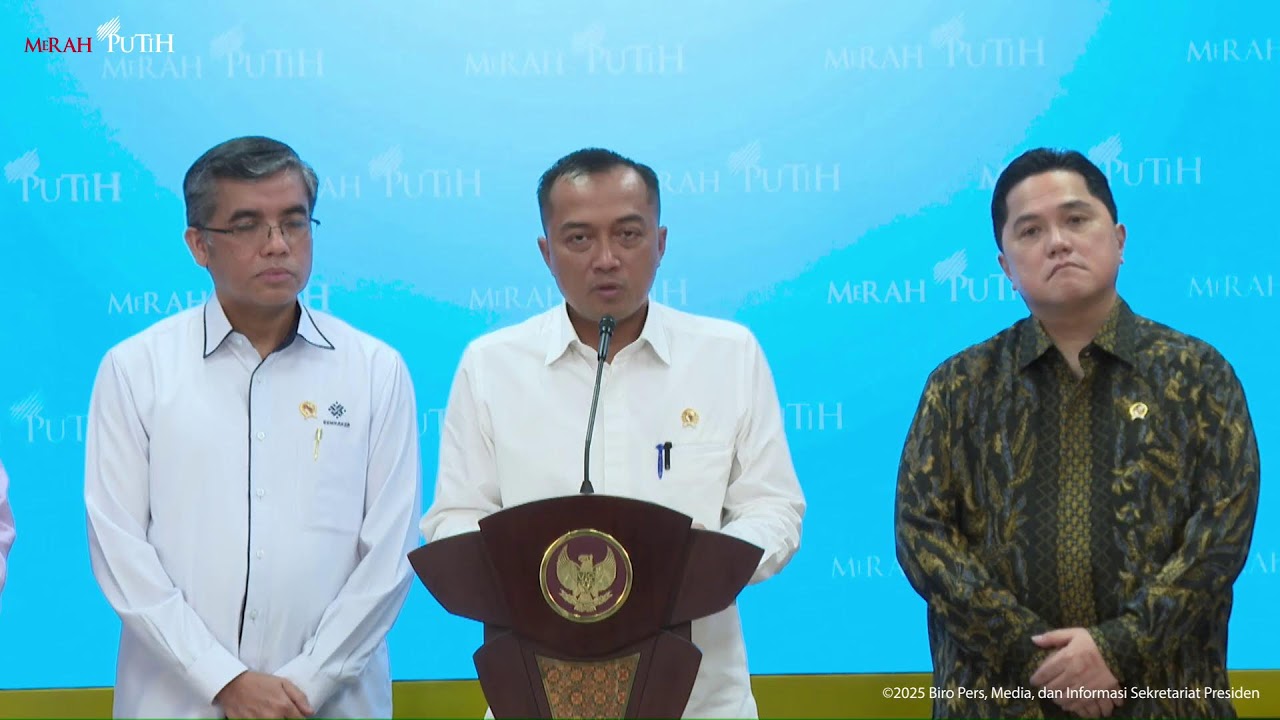 LIVE: Keterangan Pers Menteri Terkait Sritex, Kantor Presiden, 3 Maret 2025