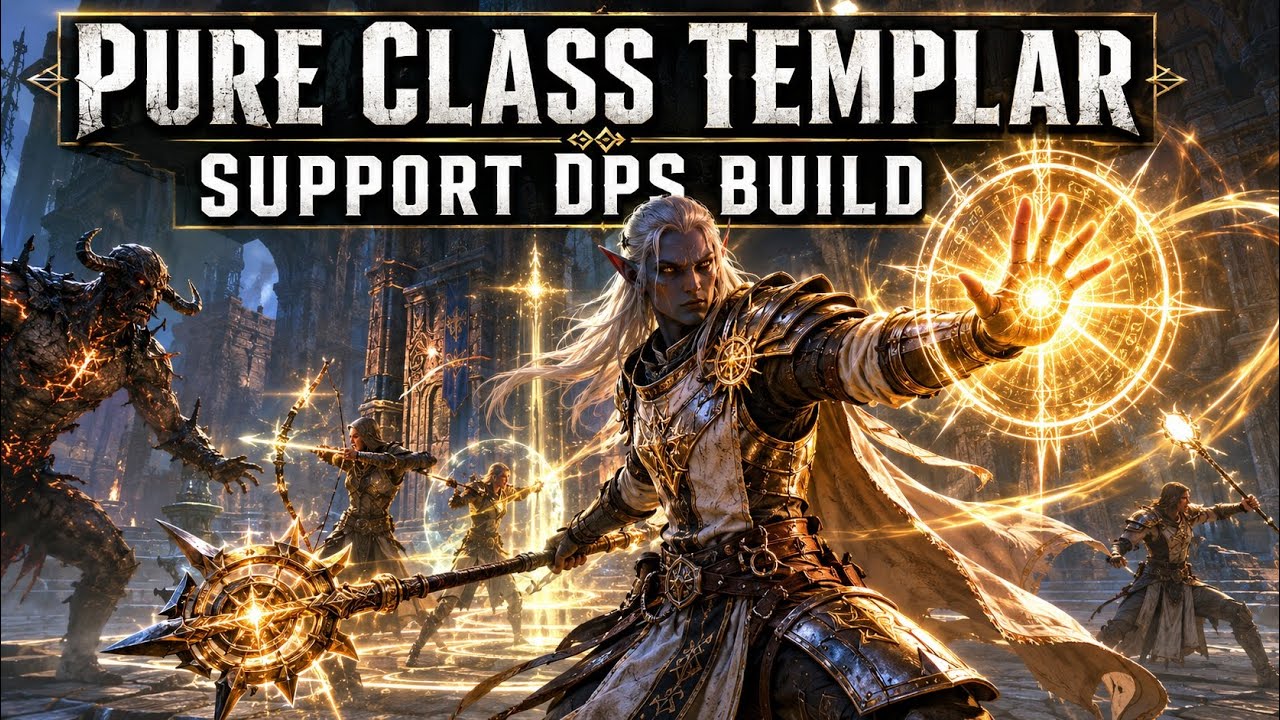 Martial Machine - A Pure Class Magicka Templar Support DPS Build 