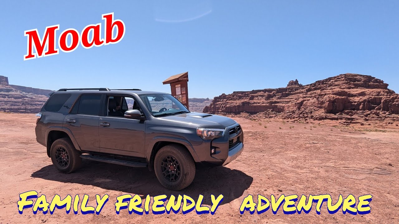 Moab adventure in our 22 Toyota 4runner - Potash road to Shafer switchbacks to Long canyon road loop