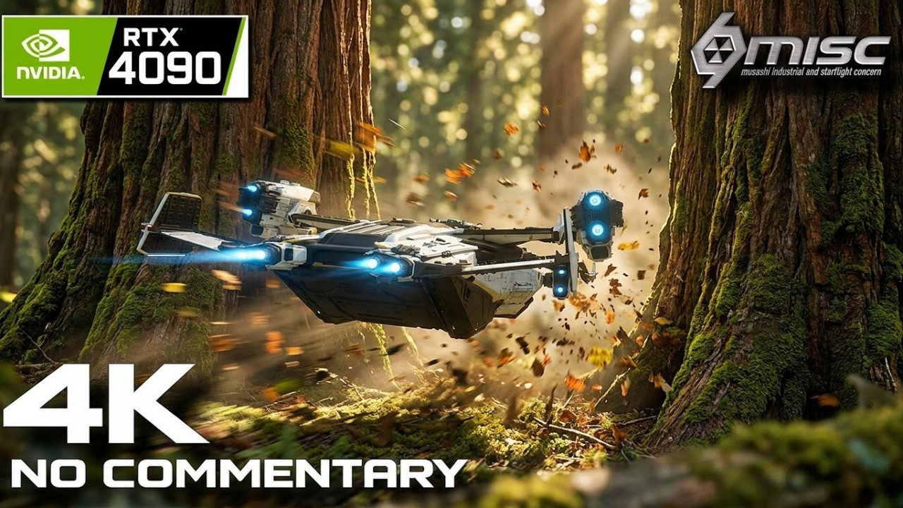 I Found the Largest Forest in Star Citizen &mdash; INSANE Ultra Graphics 4K