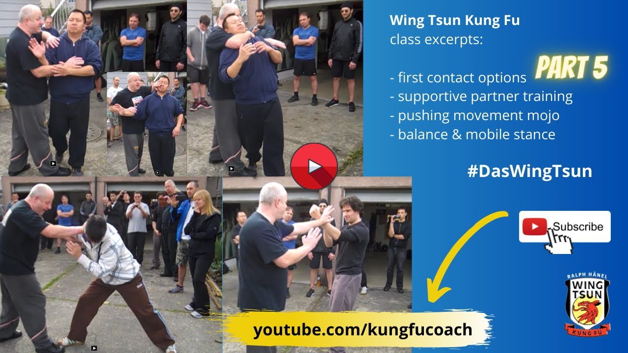 Wing Tsun Kung Fu, first contact movement exercises, part 5 - Wing Chun training - #DasWingTsun
