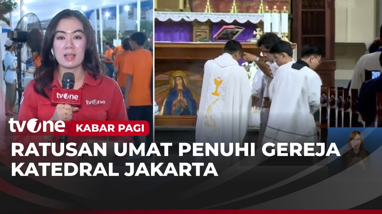 Persiapan Ibadah Jumat Agung Hari Paskah, Jemaat Mulai Memadati Gereja Katedral | Kabar Pagi