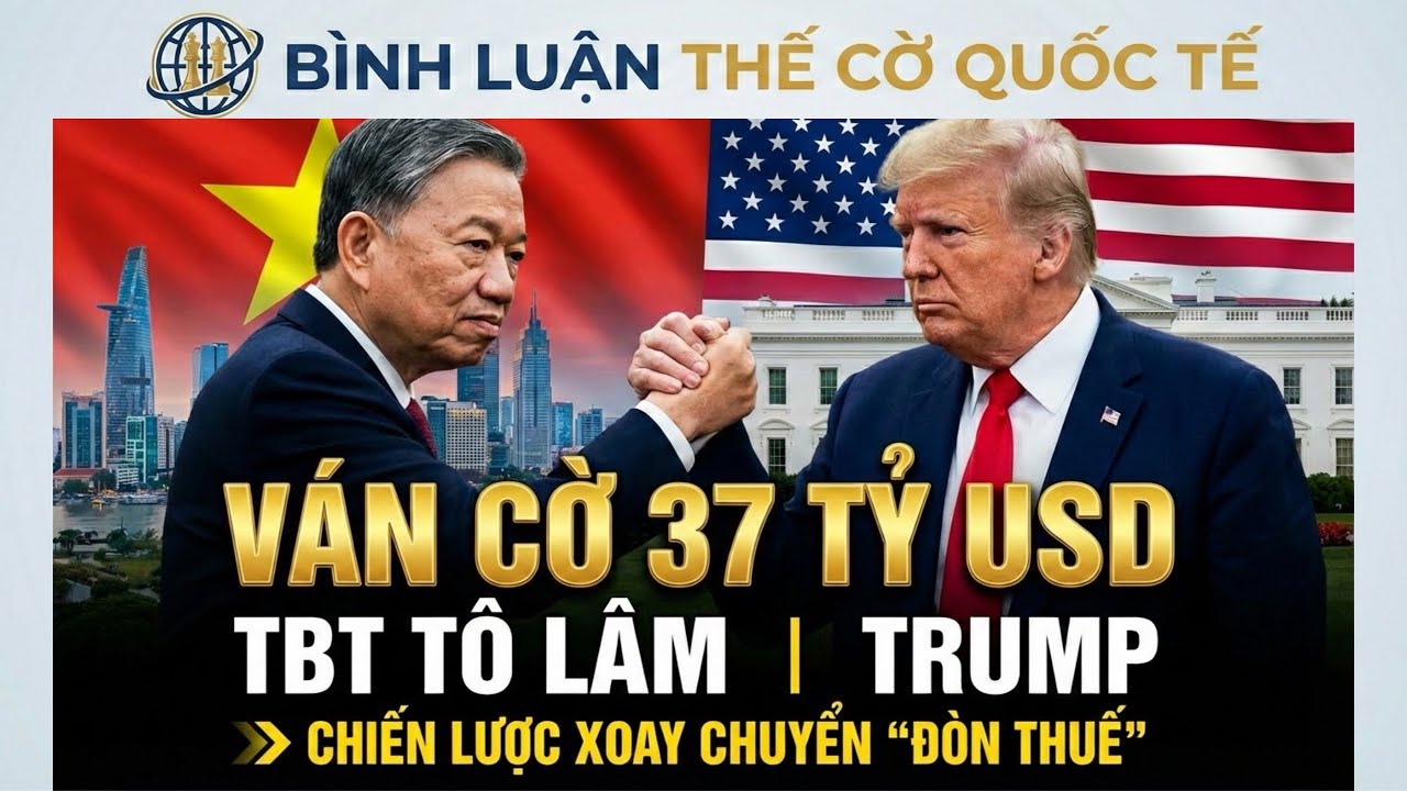 Ván cờ 37 tỷ USD: TBT Tô Lâm và cuộc 'đảo chuyển' chiến lược trước áp lực của Donald Trump