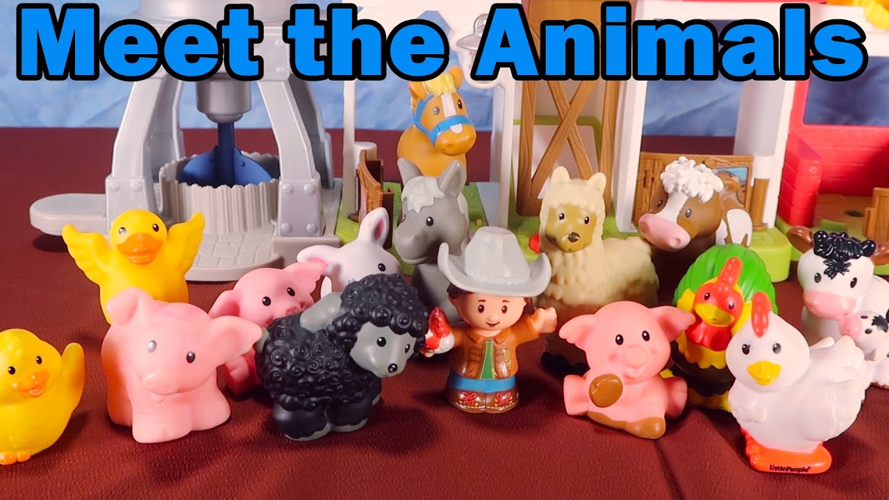 Farmer Adam Introduces the Animals on the Farm [Fisher Price little People]