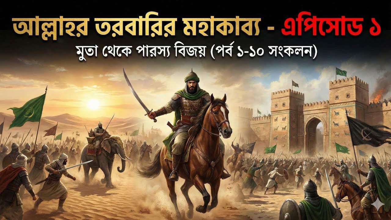 আল্লাহর তরবারি: খালিদ বিন ওয়ালীদ | পারস্য বিজয় ও রিদ্দার যুদ্ধ (৬২৯-৬৩৩ খ্রিঃ) [Full Documentary]