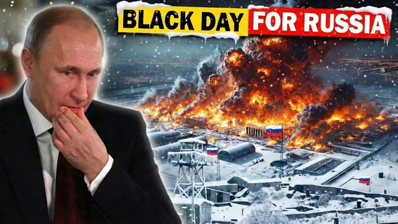 Night of Fire: Ukraine Used a 'Genius' Tactic to ERASE Russia's Drone Army (6,000 GONE)