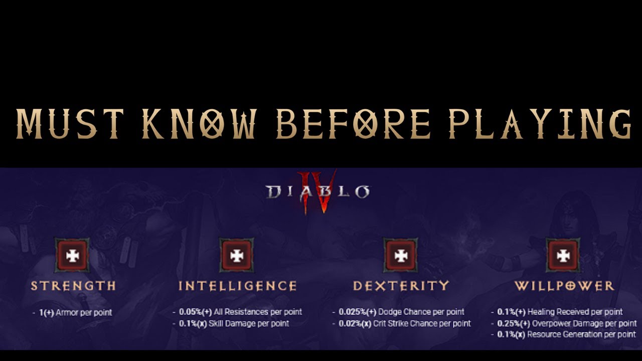 D4 Stats Explained
