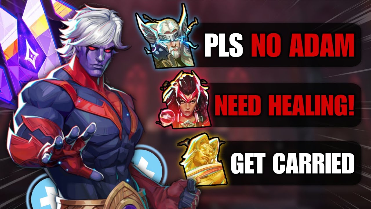 Carrying TOXIC Teammates as Lore Accurate Adam Warlock | Marvel Rivals Toxicity