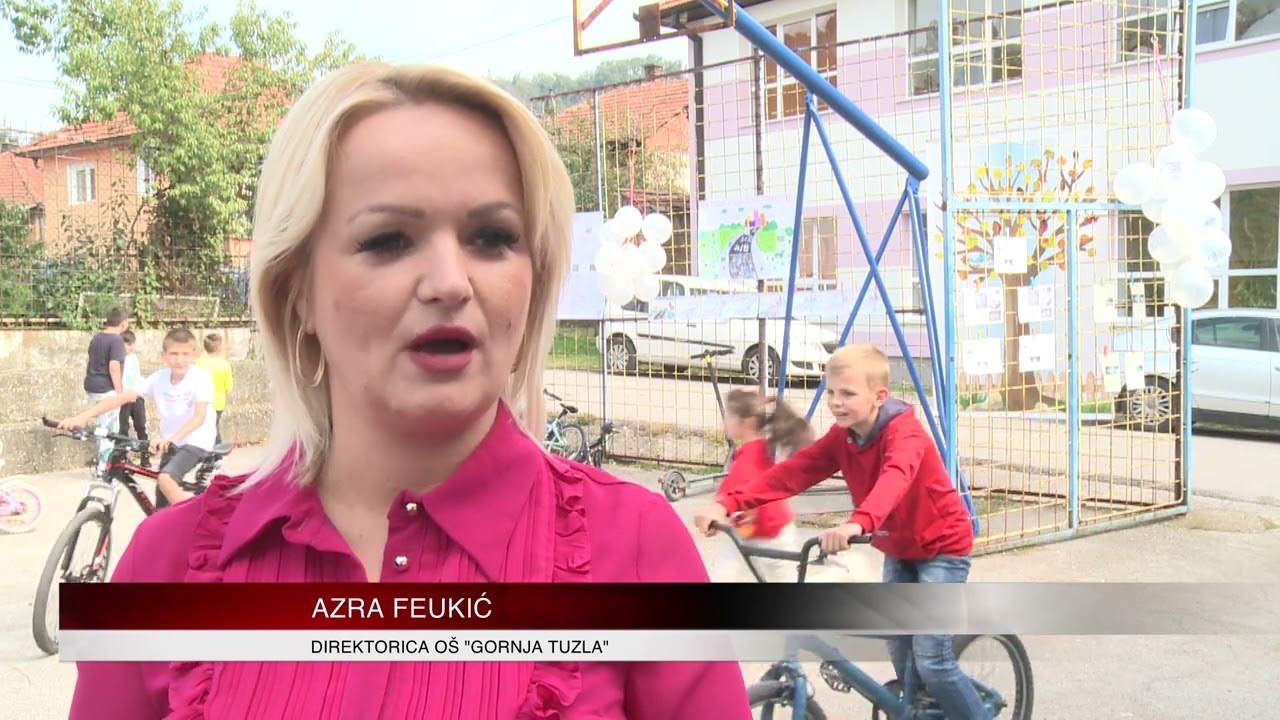 Učenici OŠ Gornja Tuzla obilježili dječiju nedjelju uz kampanju “EKO romobilijada”