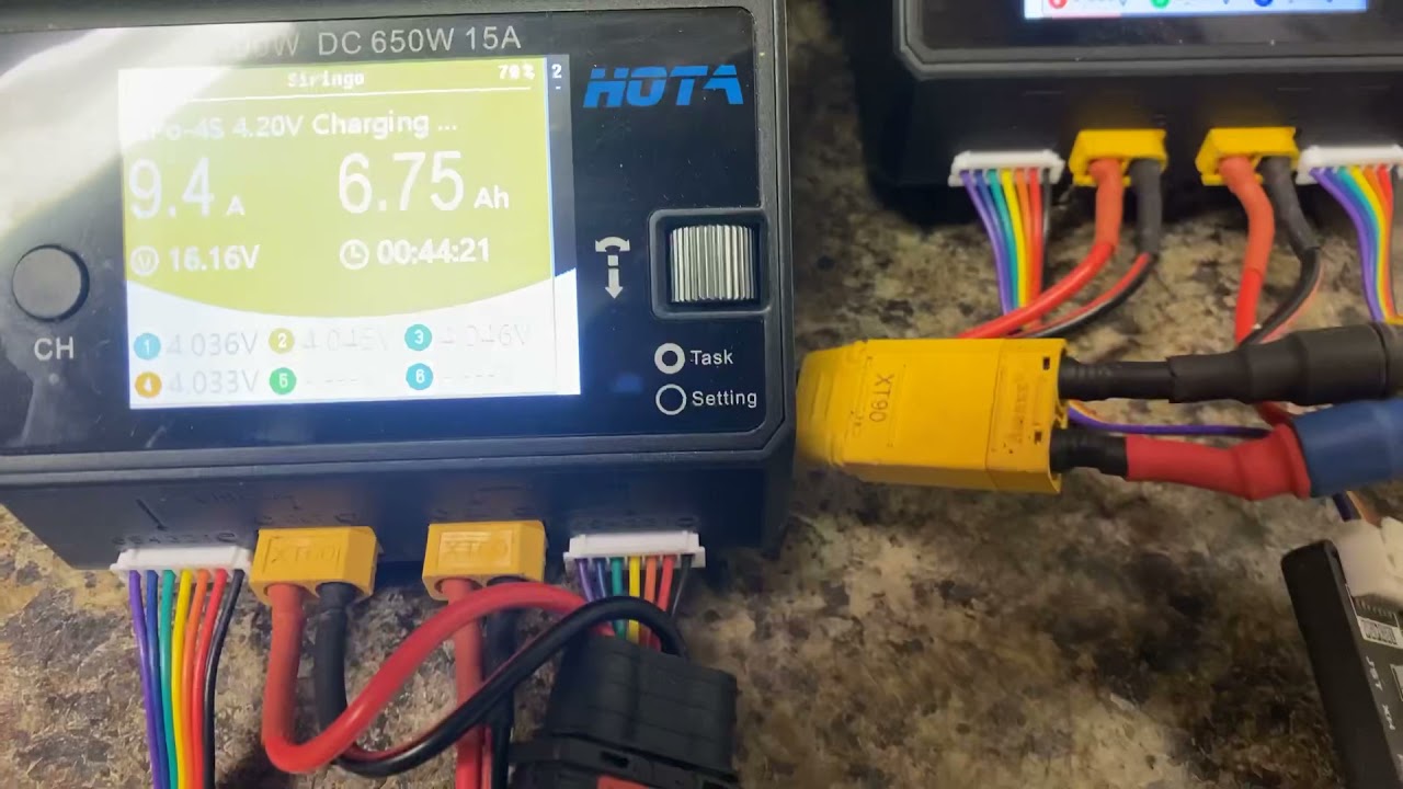 Venom pro duo charger and Hota D6 pro