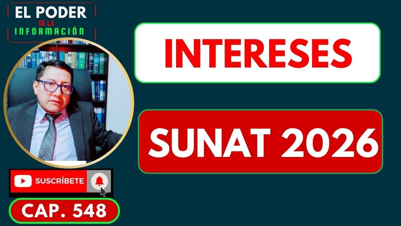¿Cómo calcular intereses cuando no existe tasa pactada? SUNAT 2026