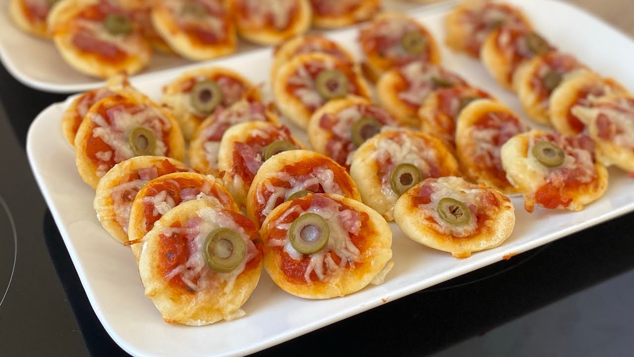 Mini pizzas | Recette simple et rapide