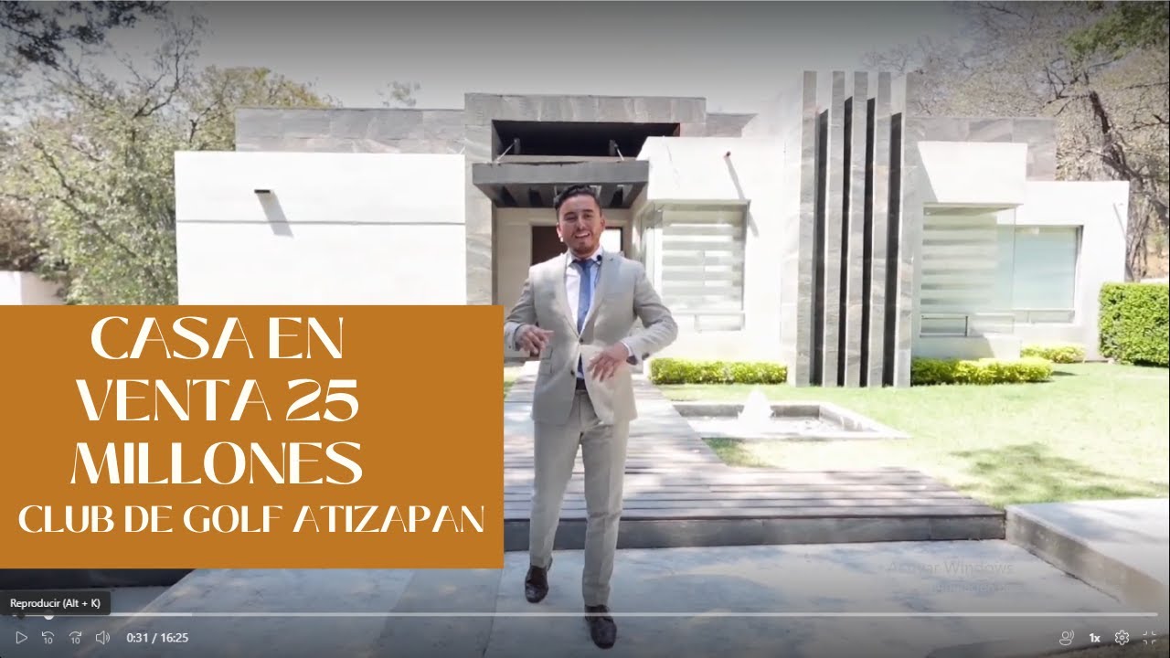 CASA EN VENTA CLUB DE GOLF ATIZAPAN CDMX 25 MILLONES DE PESOS