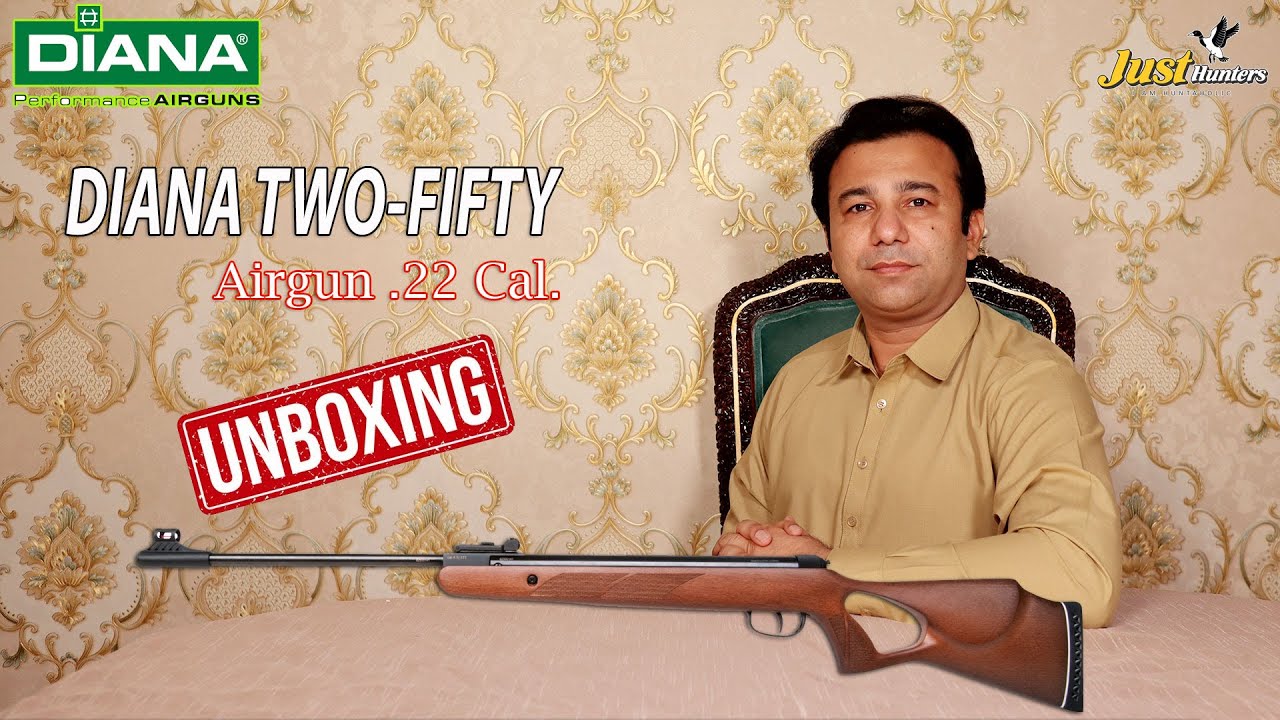 Diana Two-Fifty Springer Airgun  22 Cal Unboxing