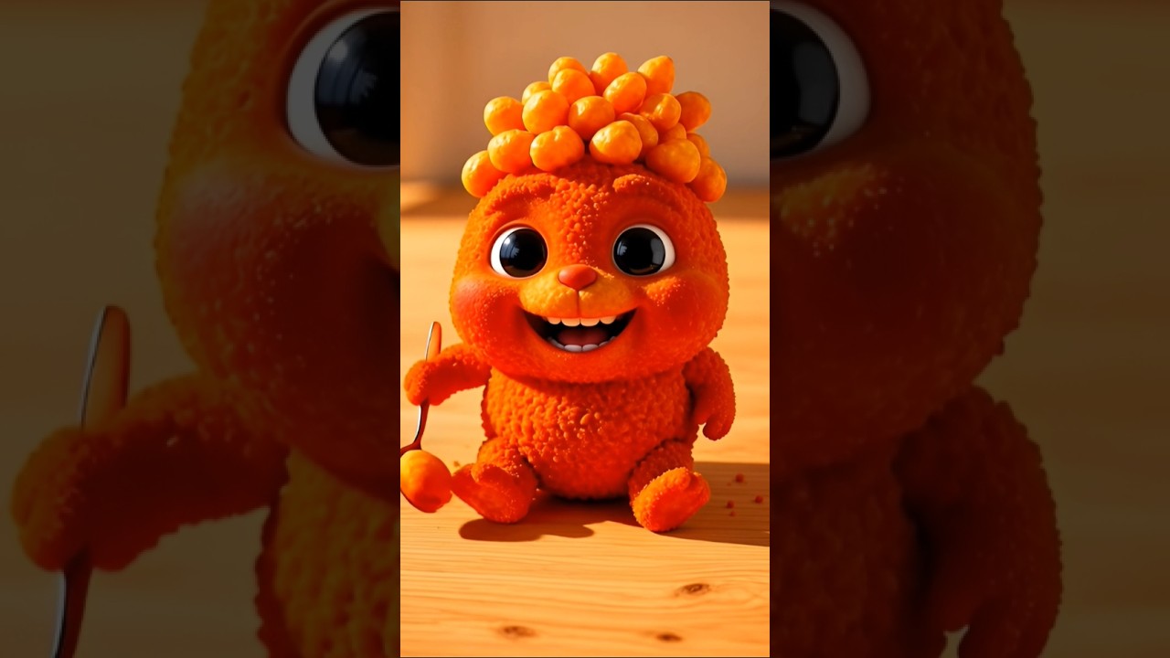 Adorable Cheetos Monster Munching Itself! 🧀👶