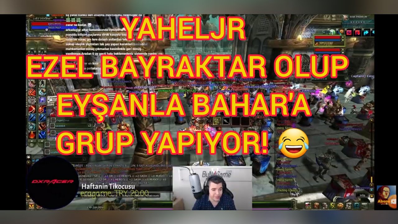 KNİGHT ONLİNE YAHELJR EZEL OLUP EYŞAN İLE BAHARA GRUP YAPIYOR!