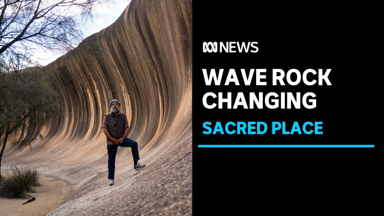 Is Western Australia's famous Wave Rock changing colour? | ABC News