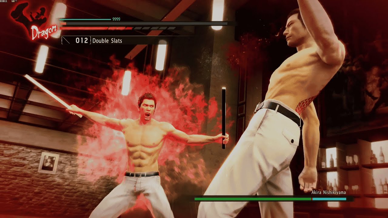 Yakuza Kiwami | Kiryu vs Nishikiyama ( No Damage, w/GodSpeed ) [ Hard ]