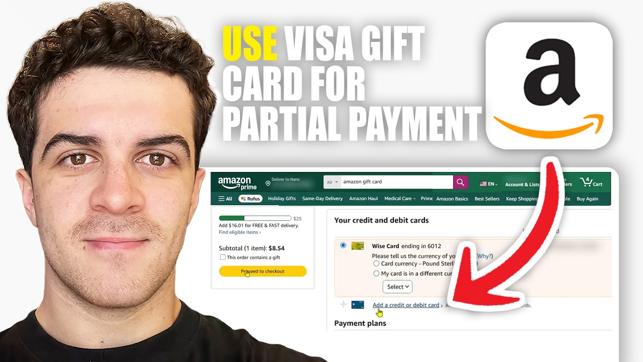 How to Use Visa Gift Card on Amazon for Partial Payment (2026 Guide)