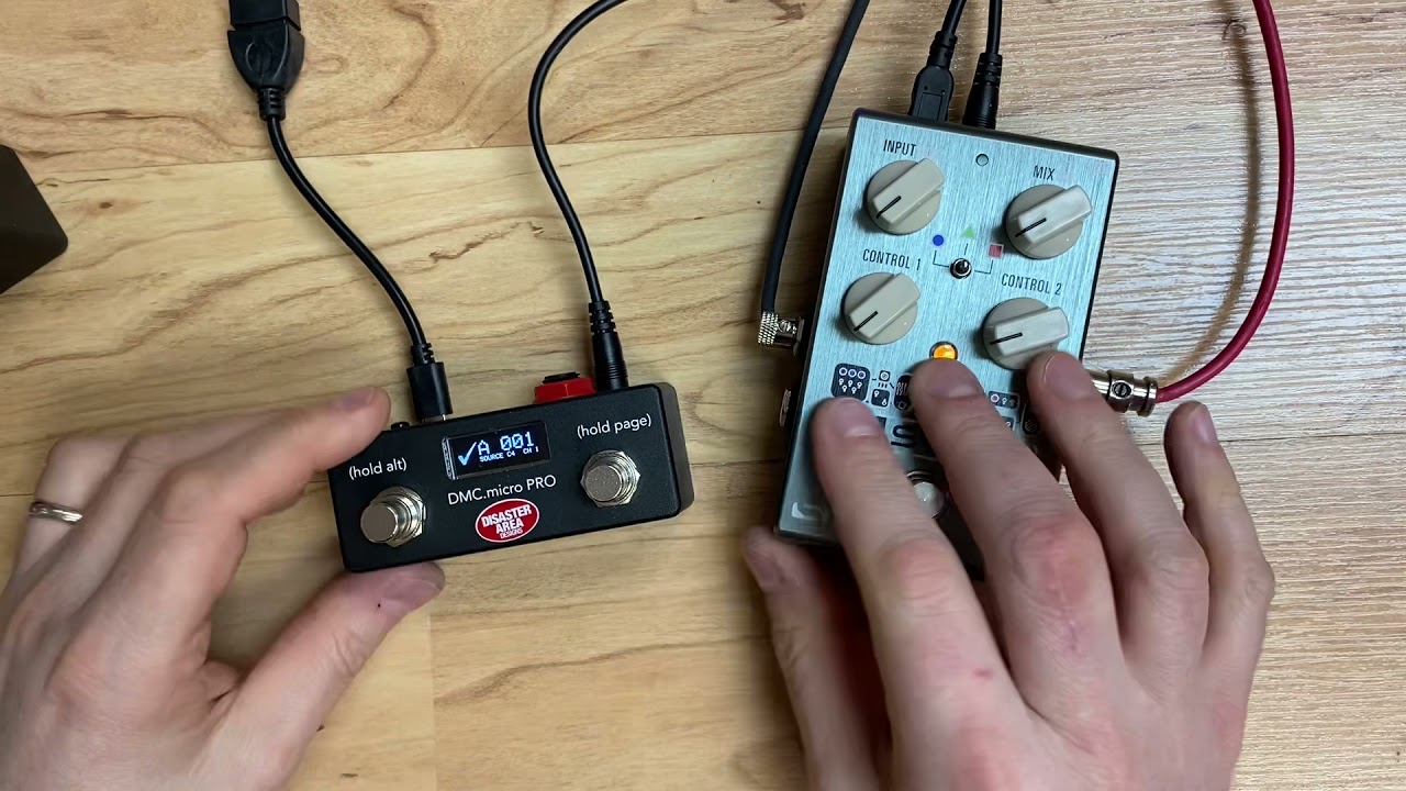 DMC.micro USB MIDI Thru Setup