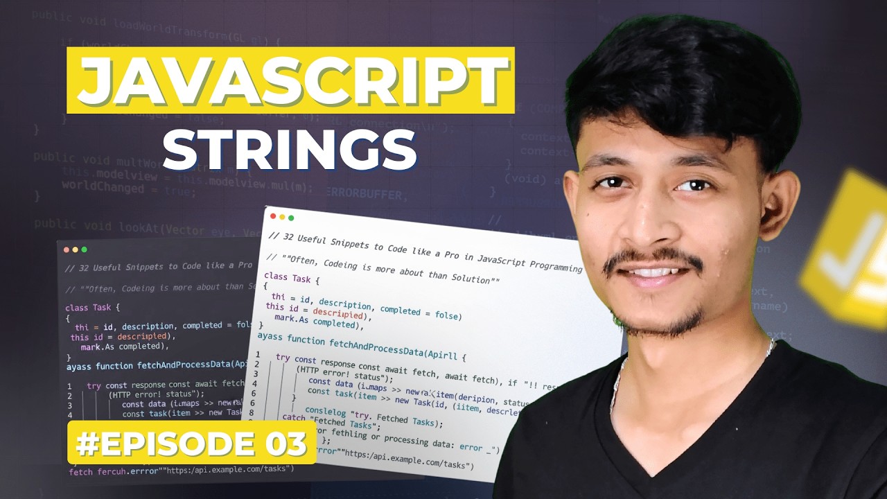 JavaScript Strings Tutorial | Learn Strings from Scratch – Part 2 #3