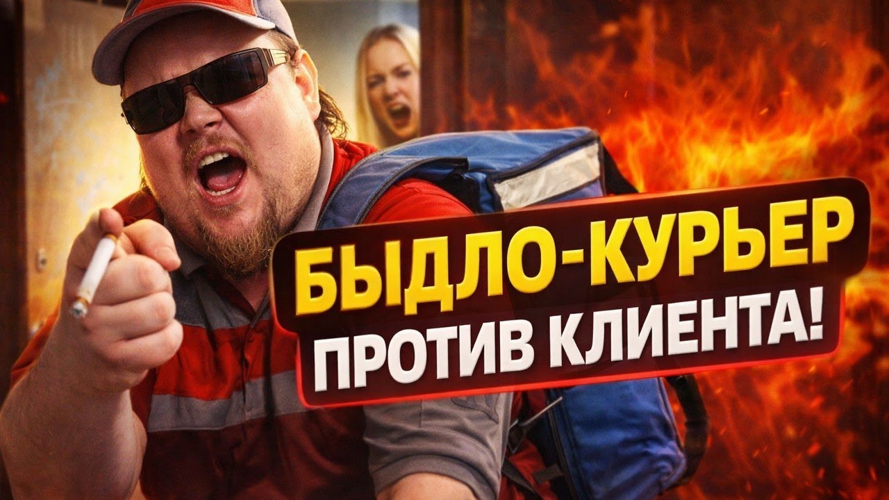 Лики Быдла: Неадекватные Курьеры! Агрессия, Хамство, Угрозы. КУРЬЕР vs КЛИЕНТ – кто сошел с ума?