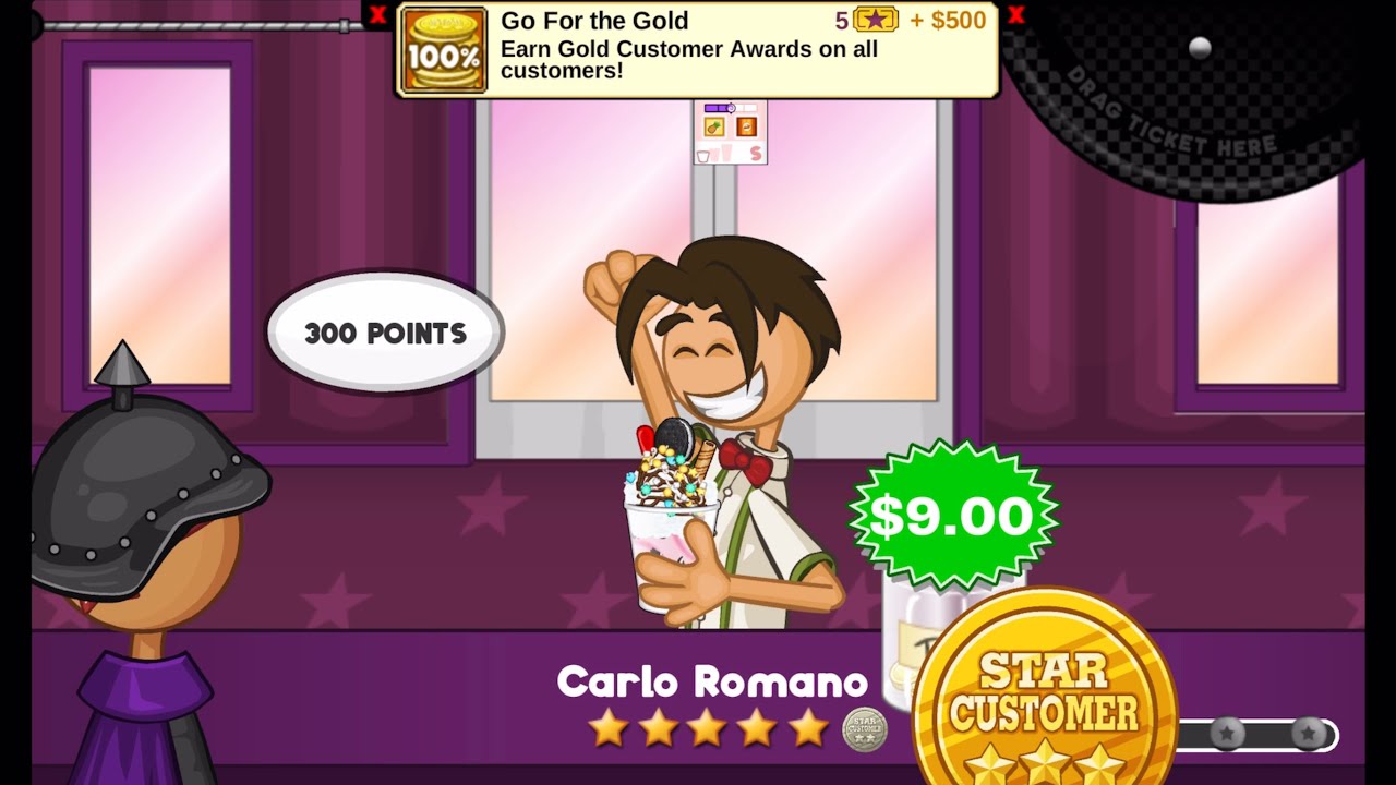 Papa’s Freezeria HD Episode 23: All Gold Customers (Perfect Day)
