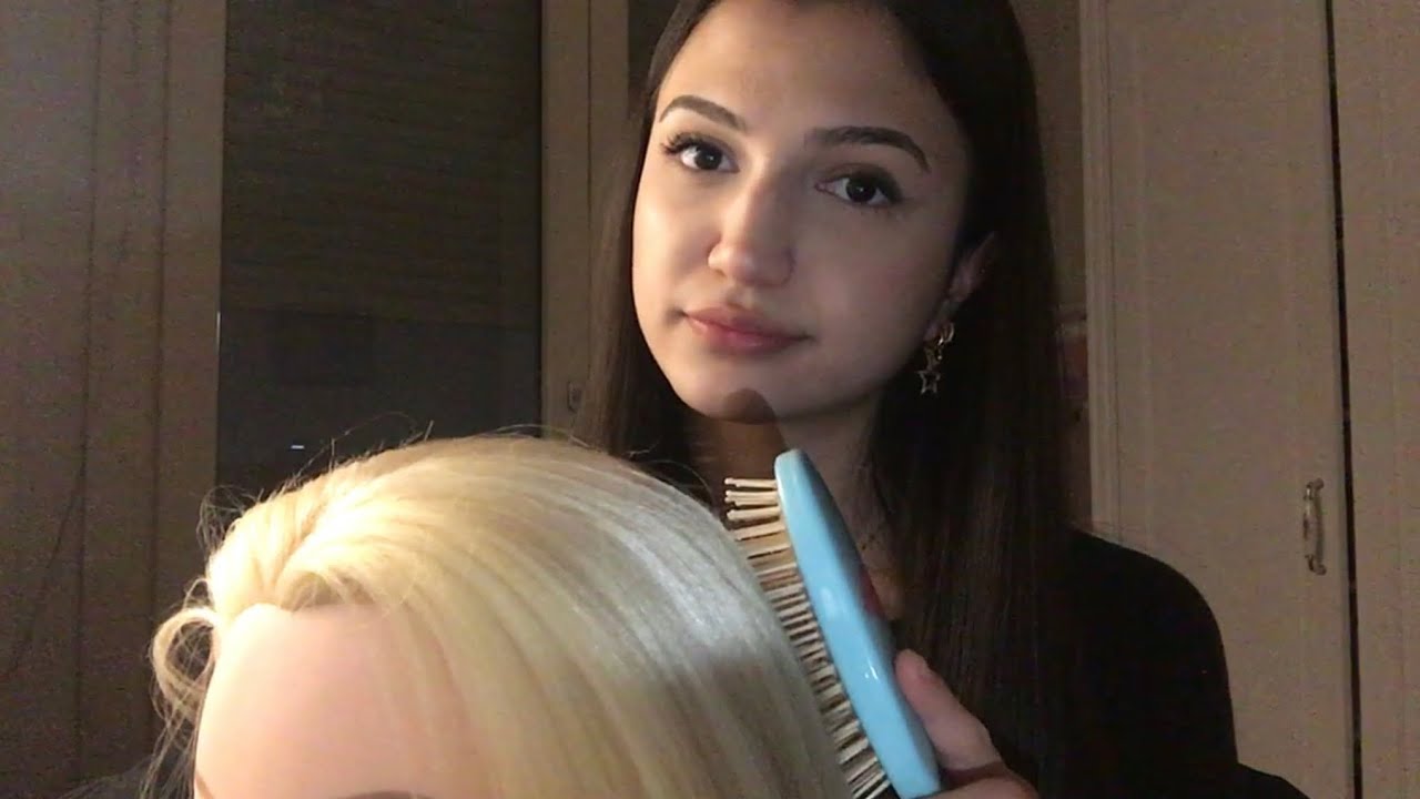 arkadasin sinifta saclarinla oynuyor role play | sakizli | turkce asmr